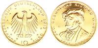 Deutschland / Eurowährung 10 Euro 2013 Münzzeichen D 10 Euro 200. Geburtstag Richard Wagner 2013 Münzzeichen D vergoldet -