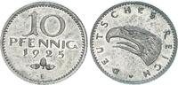 Deutschland / WEIMAR / PROBEPRÄGUNG 10 Pfennig WEIMAR 10 Pfennig Gestaltungsprobe zu J.317 Kupfer-Nickel vz-st -