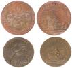Frankreich - Braunschweig Jeton Ludwig XVI und Johann Albrecht 1735 Jeton Frankreich Ludwig XVI und Johann Albrecht 1735 Braunschweig -