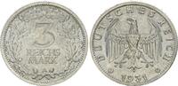 Weimarer Republik - Deutschland 3 Mark Weimar 3 Reichsmark 1931 A -