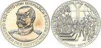 Deutschland - Kaiserreich Gründung Silbermedaille Bismarck Silbermedaille Otto von Bismarck 1871-1971 100 Jahre Reichsgründung -