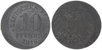 Deutschland / Kaiserreich 10 Pfennig Fehlprägung Kaiserreich 10 Pfennig 1918 20 % dezentriert -