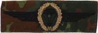 Deutschland /BRD Aufnäher BW Abzeichen Fallschirmspringer Gold Flecktarn -