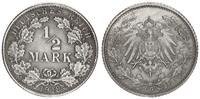 Deutsches Kaiserreich 1/2 Mark 1918 G Halbe Mark - Silber fast vz 100.41 元 含税 ＋  74.89 元 运费