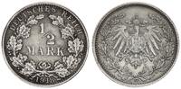 Deutsches Kaiserreich 1/2 Mark 1918 G Halbe Mark - Silber fast vz 100.41 元 含税 ＋  74.89 元 运费
