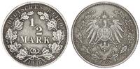 Deutsches Kaiserreich 1/2 Mark 1918 G Halbe Mark - Silber (3) fast vz 100.41 元 含税 ＋  74.89 元 运费