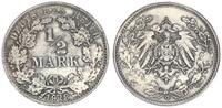 Deutsches Kaiserreich 1/2 Mark 1918 G Halbe Mark - Silber (2) ss-vz 83.67 元 含税 ＋  74.89 元 运费