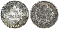 Deutsches Kaiserreich 1/2 Mark Halbe Mark - Silber -