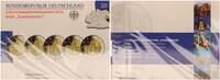 Bundesrepublik Deutschland Offizieller Blister 2 Euro A-J Sachsen Offizieller Blister mit 2 Euro Sachsen Dresdener Zwinger 2016 ADFGJ in PP -