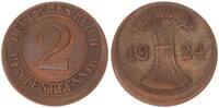 Deutschland / Weimar 2 Pfennig 1924 E Weimar 2 Renten Pfennig 1924 E Feh... 250.24 元 含税 ＋  74.66 元 运费