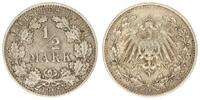 Deutsches Kaiserreich 1/2 Mark 1909 D 1/2 Mark Silber - Deutsches Kaiser... 83.67 元 含税 ＋  74.89 元 运费