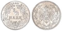 Deutsches Kaiserreich 1/2 Mark 1911 A 1/2 Mark Silber - 1911 A Deutsches... 125.51 元 含税 ＋  74.89 元 运费
