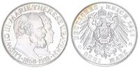 Deutschland / Kaiserreich 3 Reichsmark Ludwig III offizielle Neuprägung 3 Reichsmark Ludwig III 1918 PP offizielle Neuprägung -