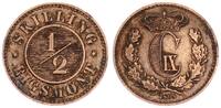 Dänemark 1 Skilling Dänemark 1/2 Skilling Rigsmont 1868 - Christian IX -