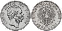 Deutsches Kaiserreich - Sachsen 5 Mark Sachsen 5 Mark 1876 E - König Albert -