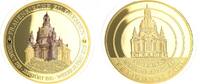 Deutschland Medaille Frauenkirche zu Dresden - 70 MM - MEDAILLE - VERGOLDET - SELTEN -