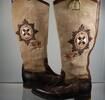 Stiefel Polo Leder Stiefel, Schuhgröße 37 -