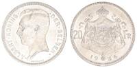 Belgien 20 Francs Belgien 20 Francs 1934 König Albert vz-prfr. -