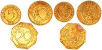 Deutschland / Kaiserreich / Probeprägung 5, 10, 50 Pfennig Messingprobe Dortmund Kriegsnotgeld/ Proben / Abschläge Dortmund 5, 10, 50 Pfennig Messingprobe, 1917 -