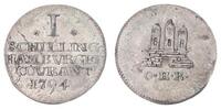 Hamburg-Stadt 1 Schilling Hamburg 1 Schilling 1794* -