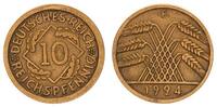 Deutschland / WEIMAR 10 Pfennig WEIMAR 10 Pfennig 1924 F -