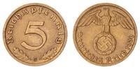 Deutschland / Drittes Reich 5 Pfennig Drittes Reich 5 Pfennig 1936 G seltenes Jahr -