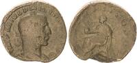 Antike / Römische Kaiserzeit / Philippus I. Sesterz Philippus I Sesterz, Philippus sitzt n.l. -