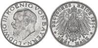 Kaiserreich 3 Mark 1914 D Bayern Ludwig III vz/vz-st 492.14 元 含税 ＋  74.66 元 运费