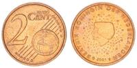 Niederlande 2 Cent Fehlprägung Schrötling zu dick Niederlande 2 Cent 2001 Fehlprägung Schrötling zu dick, mit Randrille -