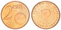 Niederlande 2 Cent Fehlprägung Schrötling zu dünn Niederlande 2 Cent 2001 Fehlprägung Schrötling zu leicht, ohne Randrille -