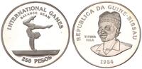 Guinea 2x 250 Pesos Reck Schwebebalken, Wettkampf Spanien 82 -