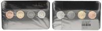 Luxemburg 2 Euro Prinz Jean Edelmetall Set Rotgold, Gold, Ruthenium, Platin -