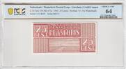 Netherlands 25 Cents Niederlande / Drittes Reich - Konzentrationslager Westerbork 25 Cent Gutschein -