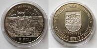 Norwegen 5 Ecu 925 Jahre Hanseviertel Bryggen -
