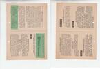 3.Reich Propaganda Flugblatt / Passierschein Russisches Flugblatt Front Nachrichten - Propaganda gegen das Dritte Reich -