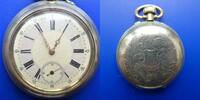 Schweiz, HERREN TASCHENUHR, HERREN TASCHENUHR, Zylindergang, 6 Rubis, Defekte, gute Funktion, ca. 1900, -