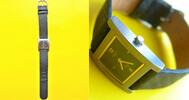 unbekanntes Herstellungsland, DAMEN ARMBANDUHR, eleg. Quartz DAMEN ARMBANDUHR Titan, neue Batterie, weiches Echtleder Armband, -