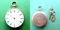 Schweiz, DAMEN Taschen UHR, hübsche DAMEN TASCHENUHR, Vacheron & Constantin, Gold, gute Funktion, ca. 1880, -
