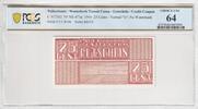 Netherlands 25 Cents Niederlande / Drittes Reich - Konzentrationslager Westerbork 25 Cent Gutschein -