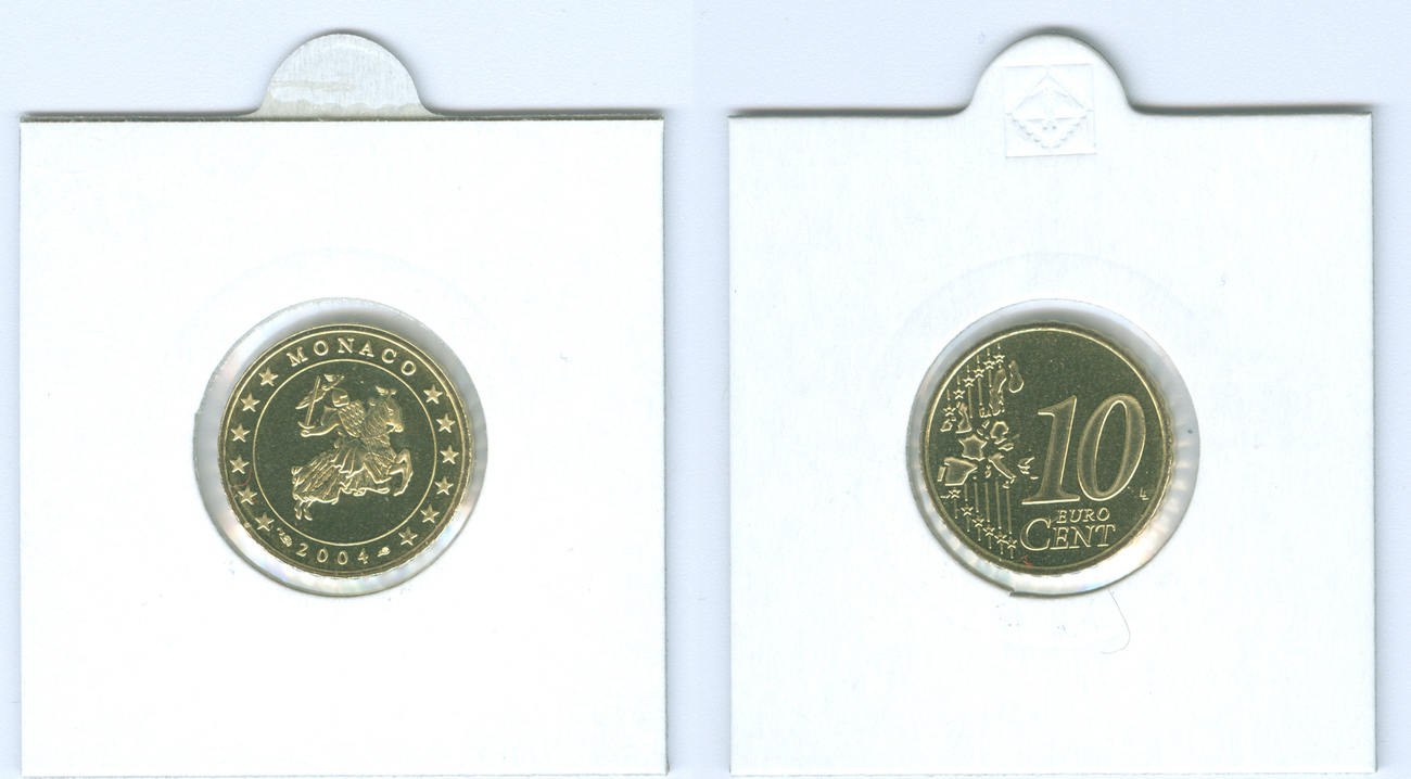 10 cent 2004 monaco proof