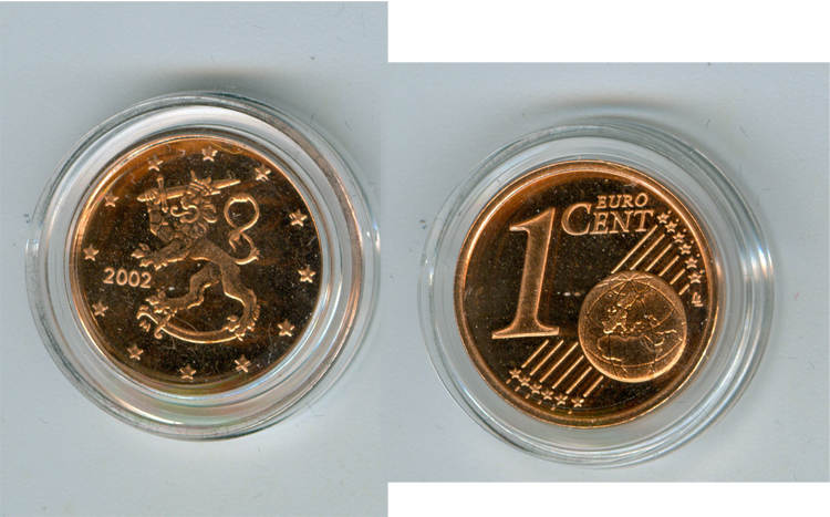 1 cent 2002 finnland proof