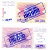 Bosnien-Herzegowina 100.000 Dinara 10.11.1993 (auf 1992) -