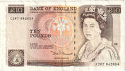 Angleterre 10 Pounds Angleterre 10 Pounds 1988 -