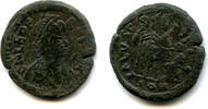 Antike VERY rare AE2 of Leo w/SALVS RPVRLCA, Constantinople mint, Roman Em -