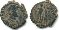Antike Quality VIRTVS EXERCITI AE3 of Arcadius , Alexandria mint, Roman Emp -