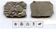 Antike 345-323 BC v. Chr. Nice silver karshapana, Nanda period (ca.345-3... 242.13 元 含税 ＋  -7.13 元 运费