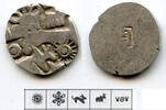 Antike 345-323 BC v. Chr. RR silver karshapana, Nanda period (ca.345-323... 384.77 元 含税 ＋  -7.13 元 运费