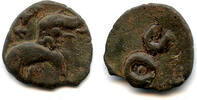 Antike potin Rare karshapana of Vasisthiputra Pulamavi (ca.85-125 AD), Satavahanas, Ind -