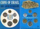 Weltmünzen Coins of Israel 6-coin official mint set, 1968, Israel - KM#MS11 -