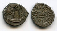Antike drachm Silver of Rudrasena III , Indo-Scythian Kshatrapas -